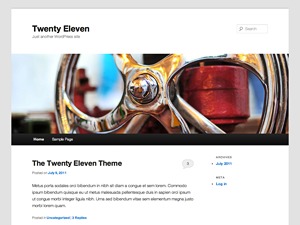 Twenty Eleven wordpress theme