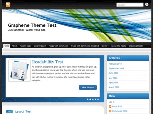 Graphene wp theme